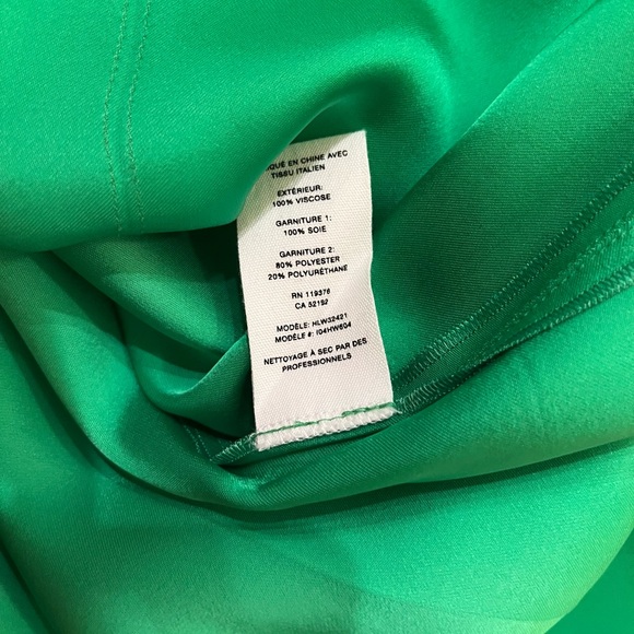 COPY - BNWOT Helmut Lang Ruched Slip Dress in Green - Picture 9 of 10
